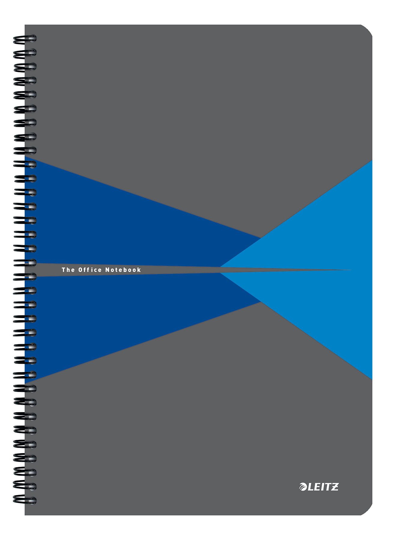 5 x Leitz Collegeblock Office A4 PP liniert blau