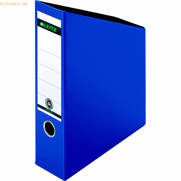 Leitz Stehsammler A4 Hartpappe 80mm blau