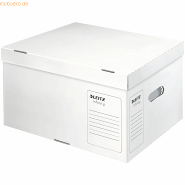 10 x Leitz Archiv Container L weiß