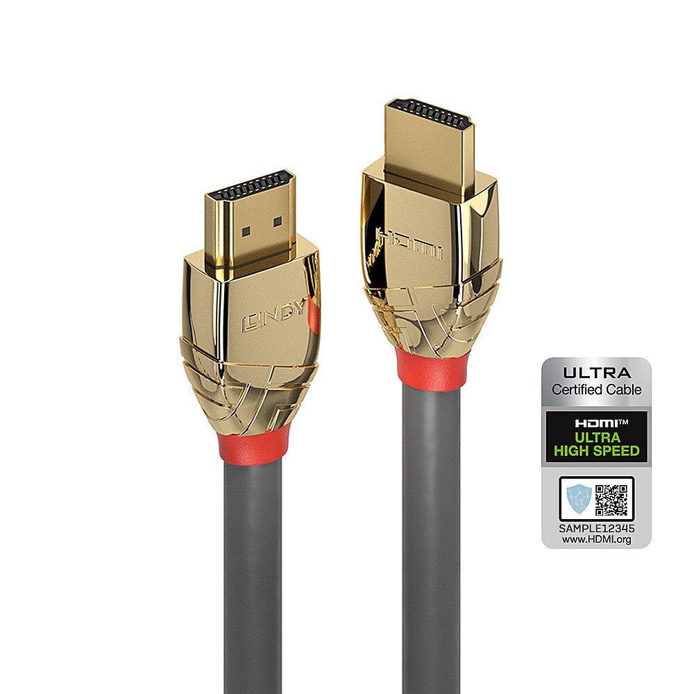 LINDY Ultra High Speed HDMI Kabel Gold Line 1 m
