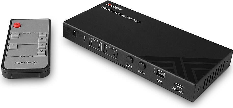 Lindy 38313 Matrixschalter AV-Matrix-Umschalter 6,2 W (38313)