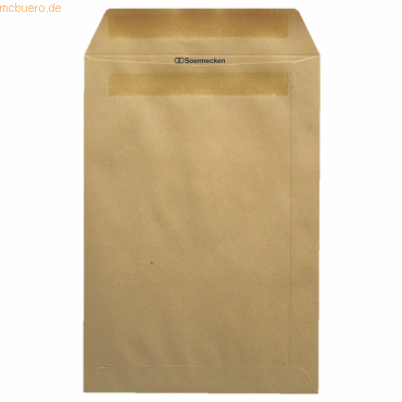 Soennecken Versandtasche 2108 B4 ohne Fenster selbstklebend natronbrau
