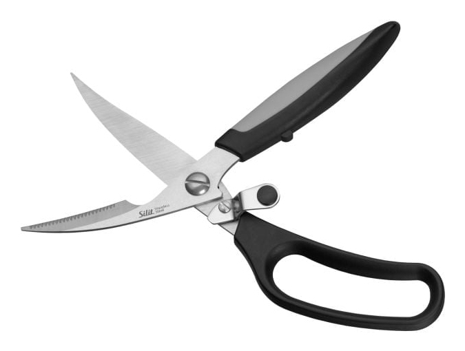 SILIT Pollo Geflügelschere, 24 cm schwarz/edelstahl