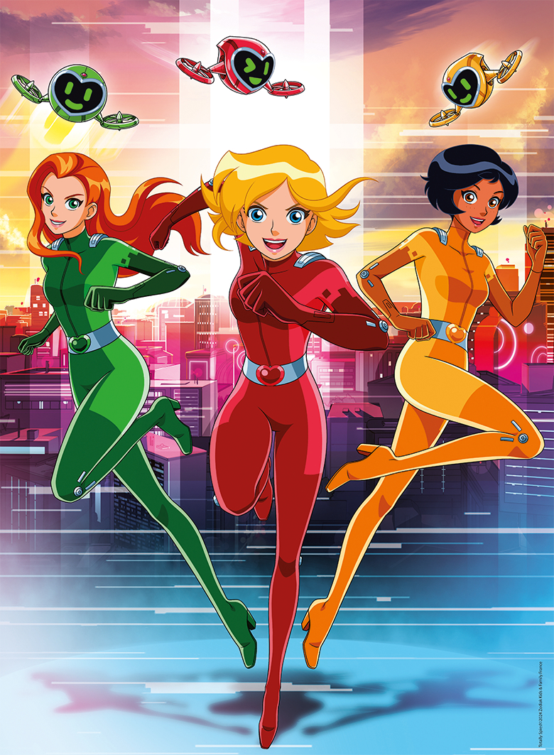 Nathan Sam, Clover und Alex / Totally Spies! 500 Teile Puzzle Nathan-01144