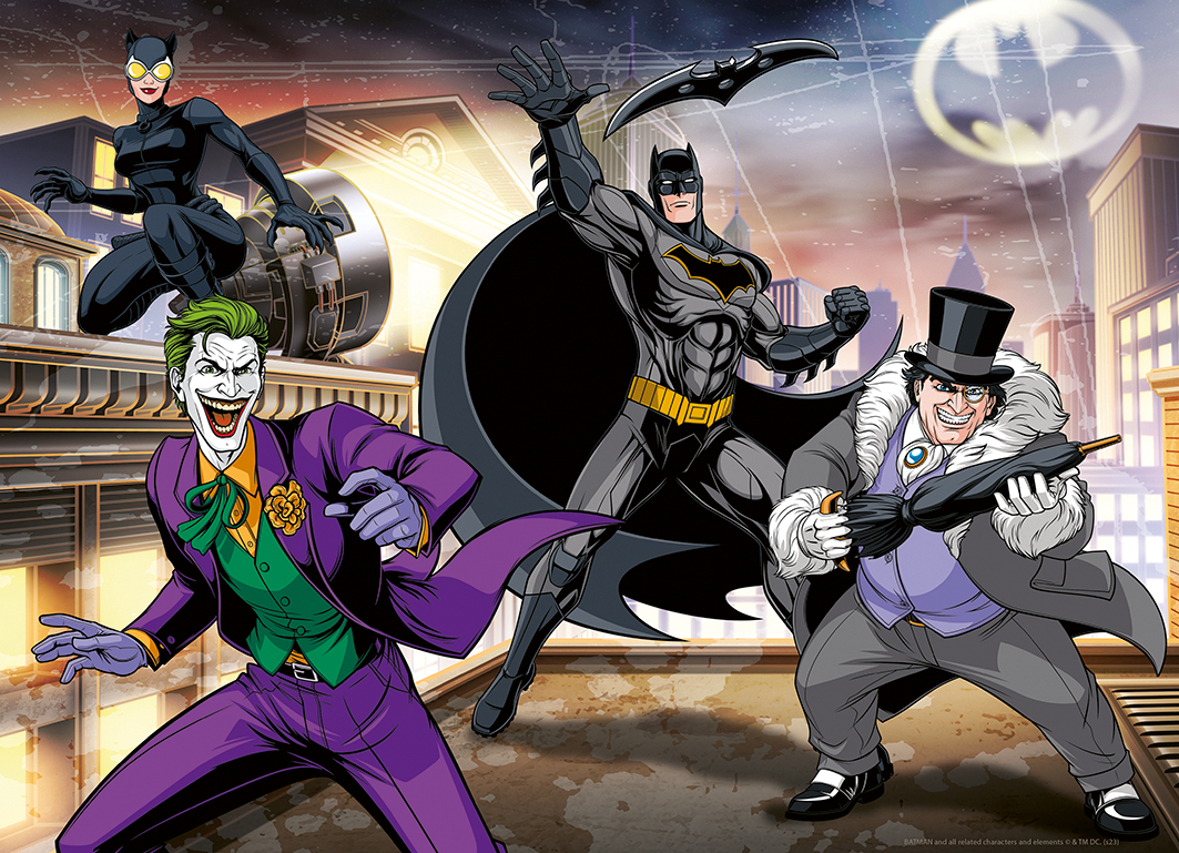 Nathan Die Feinde von Batman 100 Teile Puzzle Nathan-86224