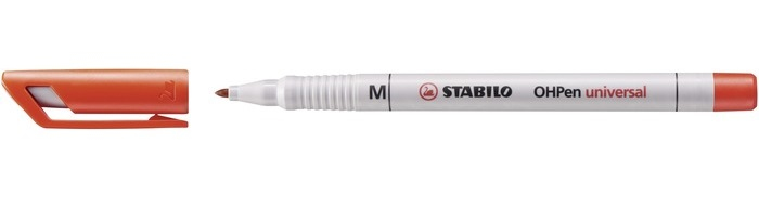 STABILO OHPen universal Folienstifte 1.0 mm Rot