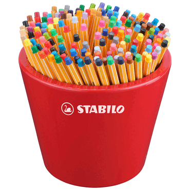 Stabilo Tintenschreiber Keramiktopf 150St Keramiktopf 150 Stück/47 Far