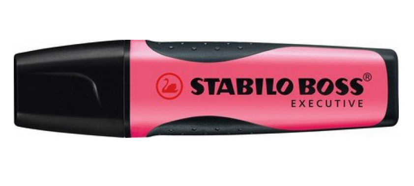 Premium-Textmarker - STABILO BOSS EXECUTIVE - Einzelstift - pink