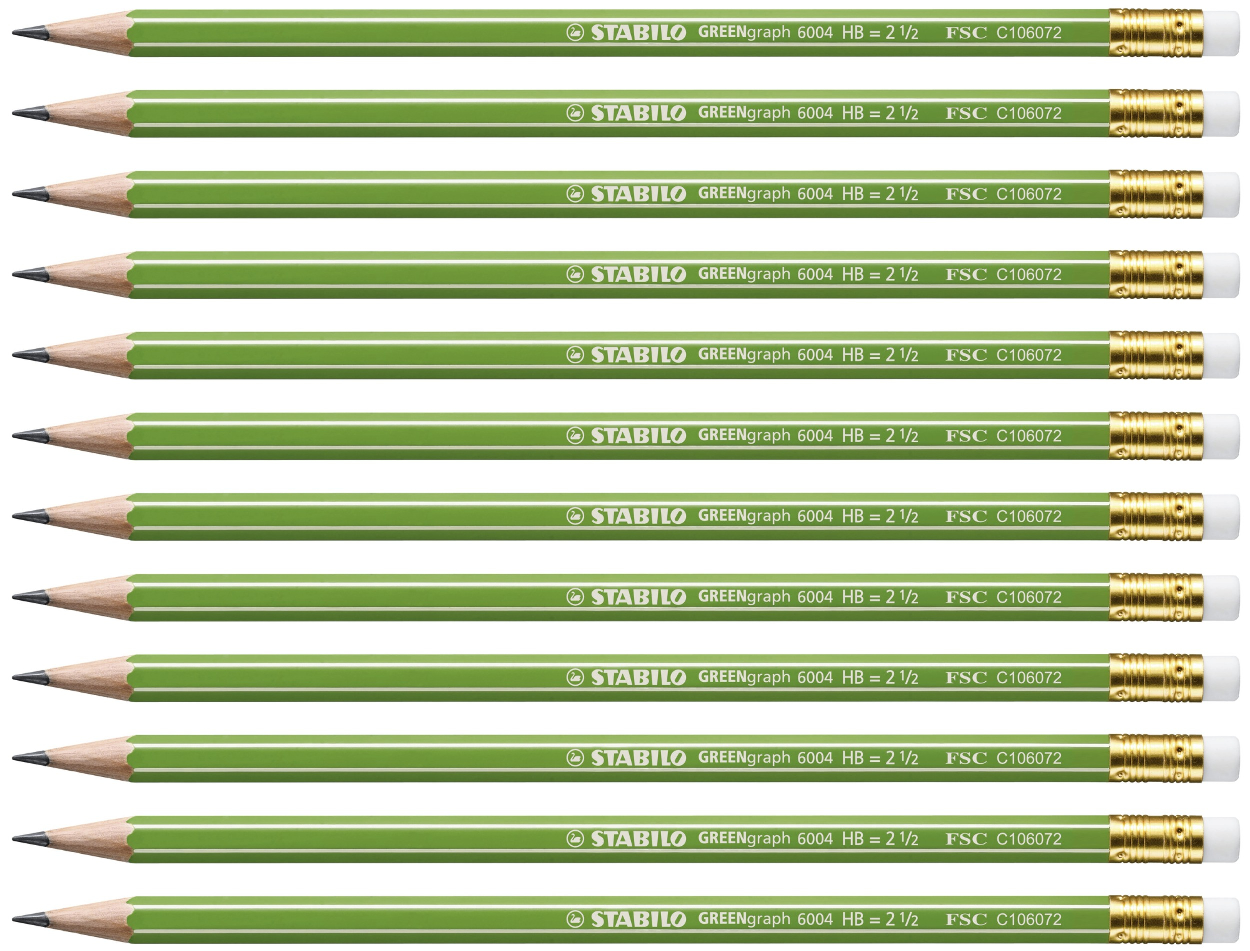 STABILO Bleistifte GREENgraph 6004