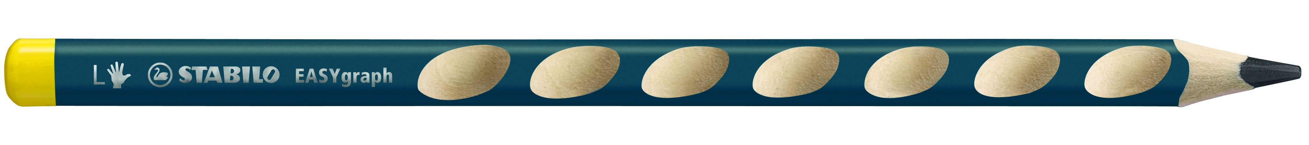 STABILO EASYgraph Linkshänder-Bleistifte HB petrol, 6 St.