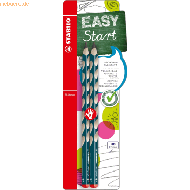 10 x Stabilo Bleistift Easygraph Minenbreite 3,15mm HB Blisterkarte pe