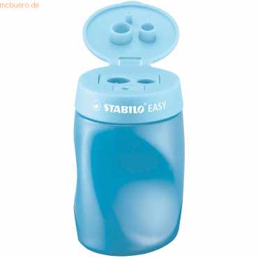 3 x Stabilo Dosenspitzer Easysharpener blau R Blisterkarte