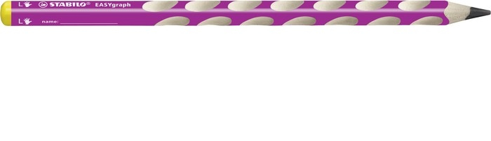 STABILO EASYgraph Linkshänder-Bleistifte HB pink , 6 St.