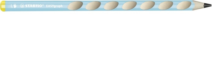 STABILO EASYgraph Linkshänder-Bleistifte HB hellblau, 6 St.