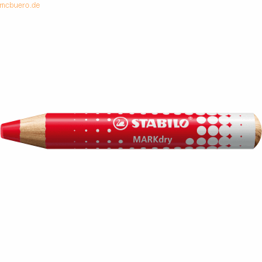 5 x Stabilo Whiteboardmarker MARKdry 648/40 rot
