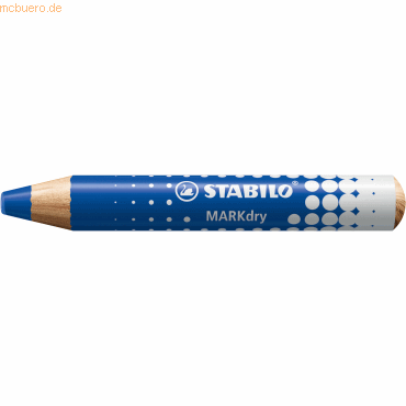 5 x Stabilo Whiteboardmarker MARKdry 648/41 blau