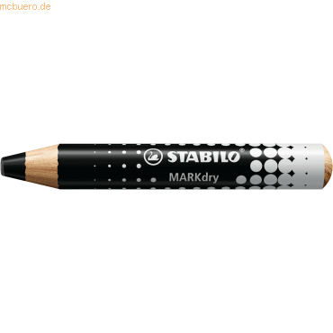 5 x Stabilo Whiteboardmarker MARKdry 648/46 schwarz