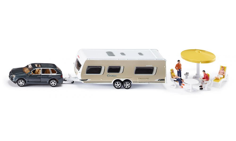 siku PKW mit Wohnwagen 2542 Spielzeugauto