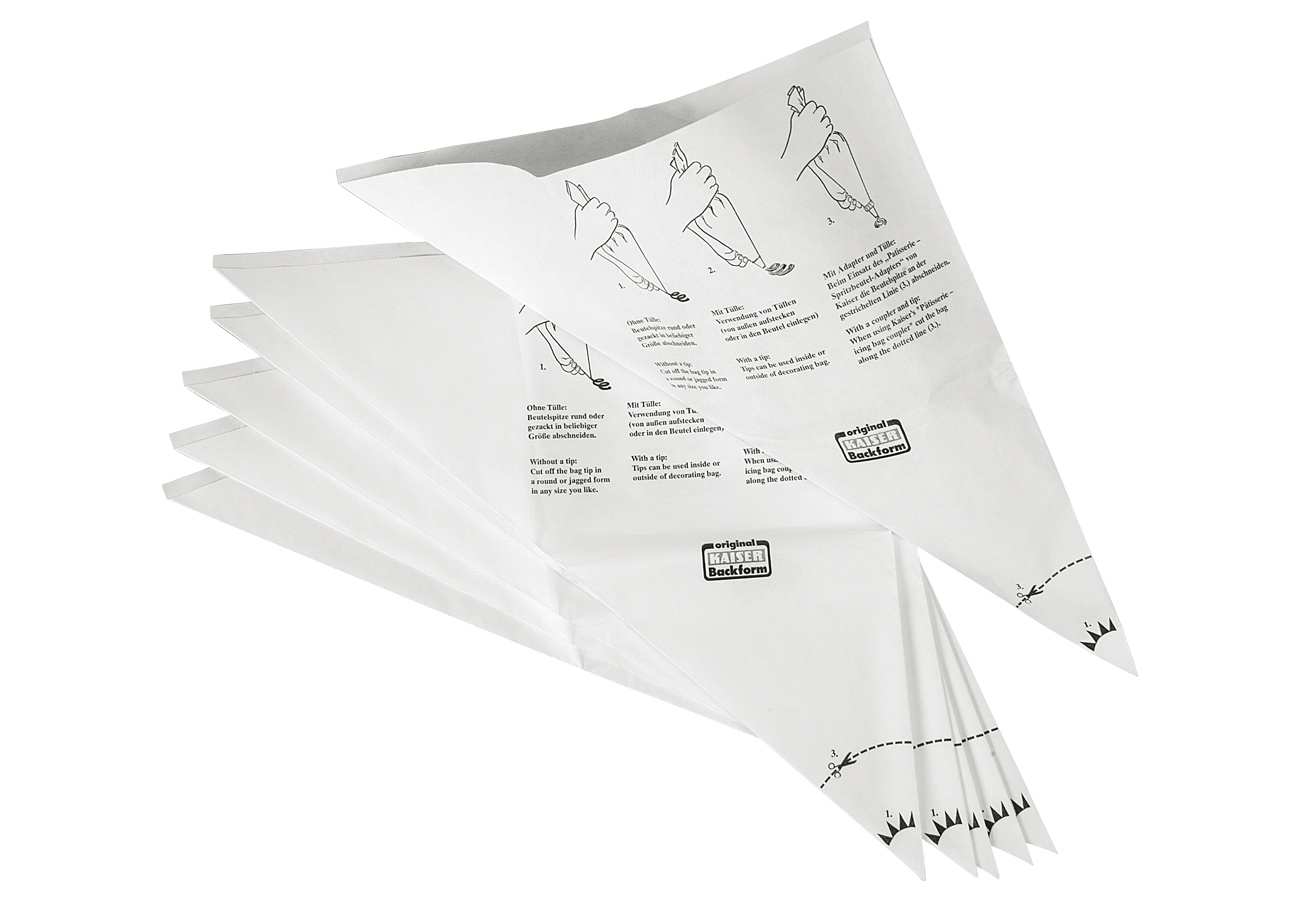 Kaiser Einweg-Spritzbeutel Patisserie 6er Pack