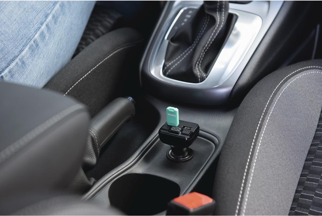 Hama - UKW-Sender/Netzteil für Handy, Tablet - Schwarz