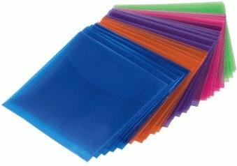 Hama - CD-/DVD-Hülle - Blau, Rot, grün, orange, violett (Packung mit 100) (00051068)