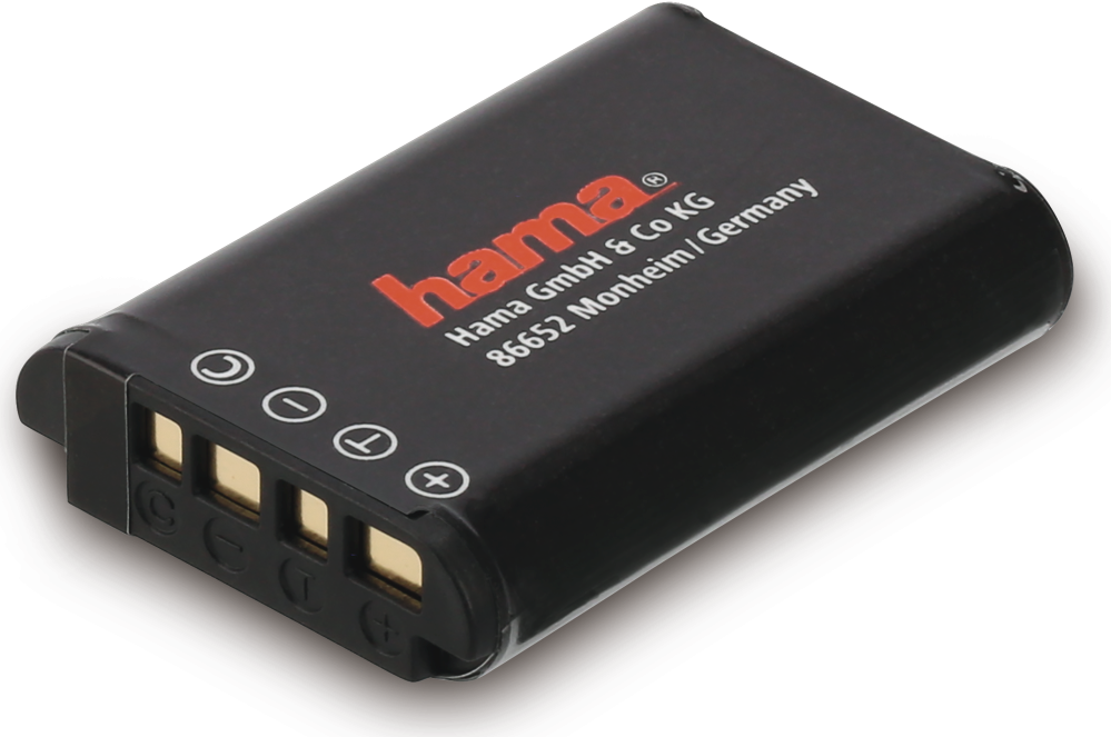 Hama DP 460 - Batterie - Li-Ion - 1090 mAh - 3,9 Wh - Schwarz - für Sony ZV-1, ZV-1F, Cyber-shot DSC-HX95, HX99, RX100, WX700, VLOGCAM ZV-1A, 1G (00077519)