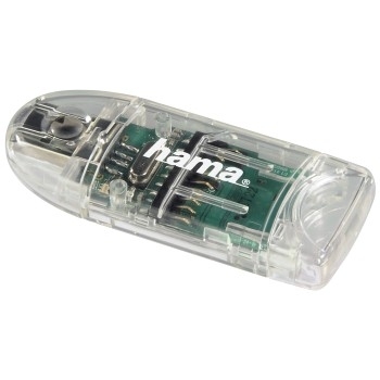 hama 8 in1-Speicherkartenleser transparent
