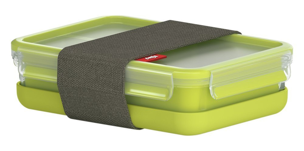 emsa Lunchbox CLIP & GO grün 1,2 l, 1 Set