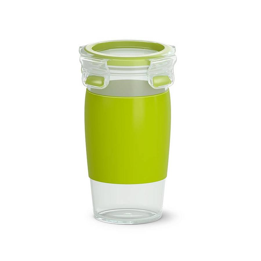 emsa Smoothie-Becher CLIP & GO transparent/grün