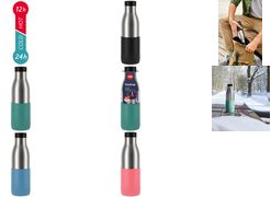 EMSA Bludrop Sleeve N3110600 Trinkflasche Tägliche Nutzung 500 ml Edelstahl Grün - Edelstahl (N3110600)