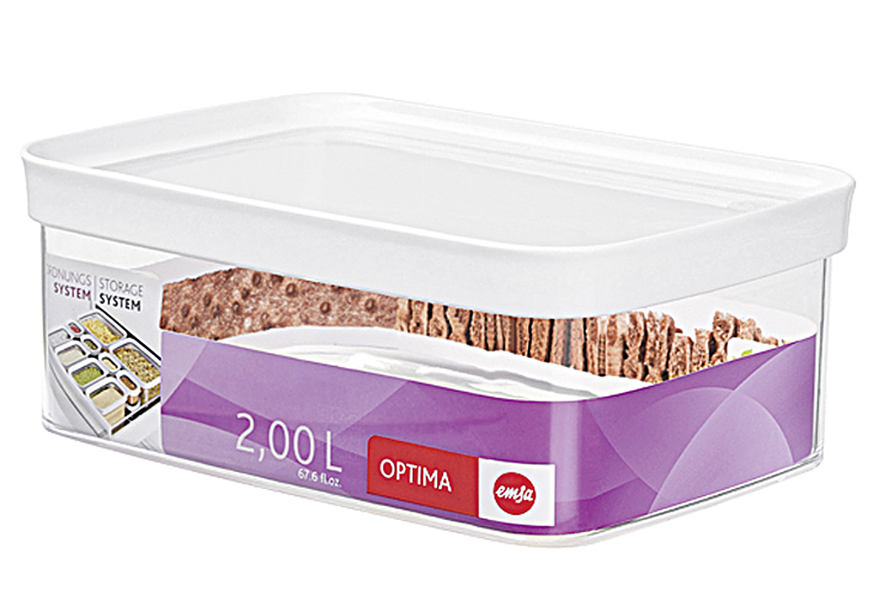 EMSA Vorratsdose Optima rechteckig 2 l