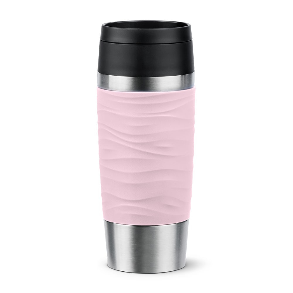 EMSA Isolierbecher "Travel Mug Wave" Ø 8.2 cm 360 ml pastellrosa