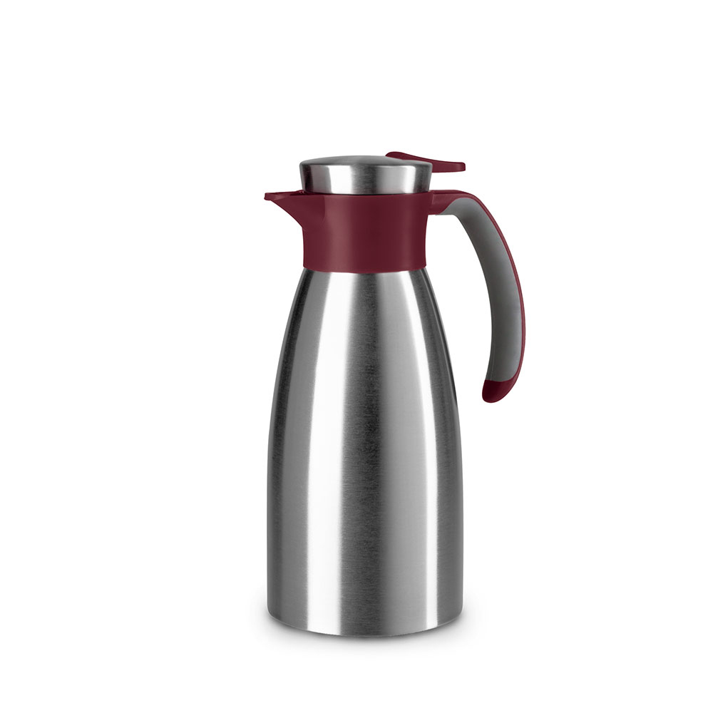 EMSA Isolierkanne "Soft Grip" 1000 ml weinrot