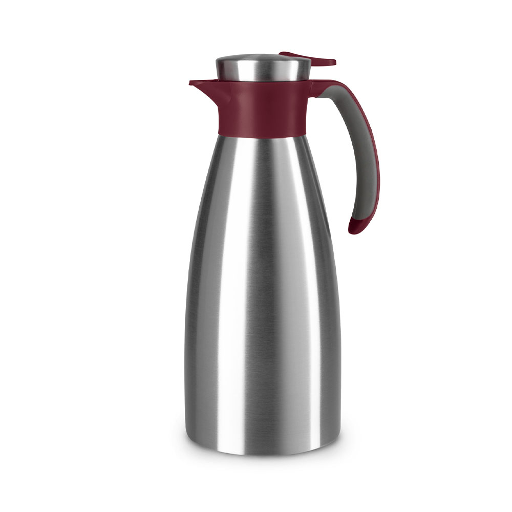 EMSA Isolierkanne "Soft Grip" 1500 ml weinrot