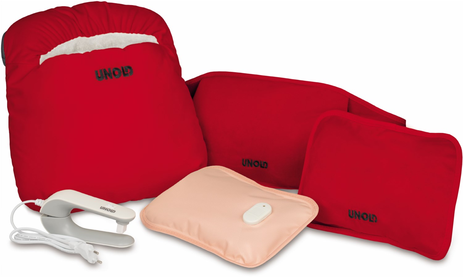 Wärmi Premium Set Elektrische Wärmflasche rot