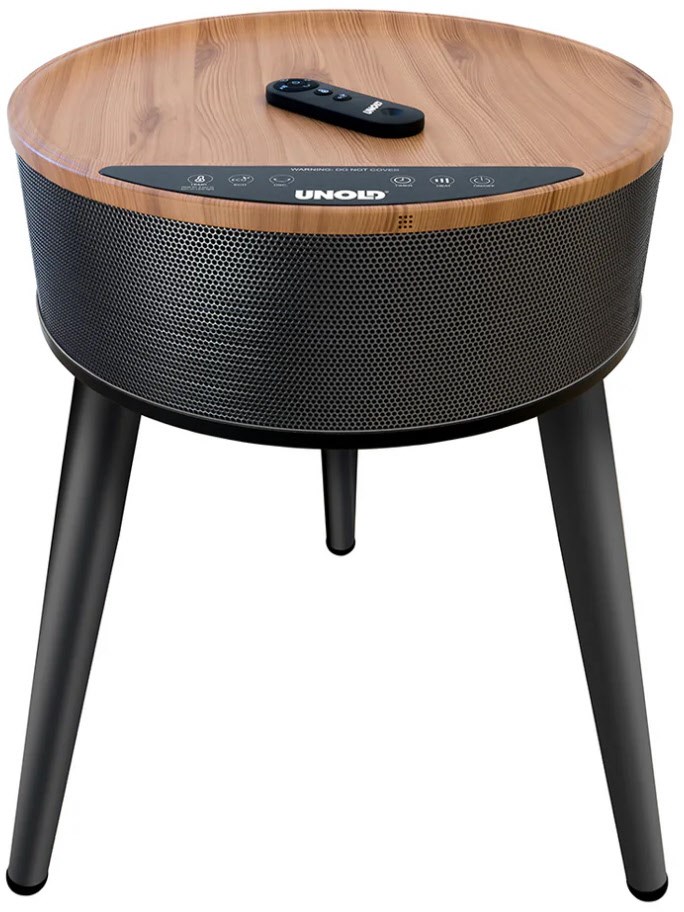 Heizlüftertisch Henry Keramik-Heizer holzoptik