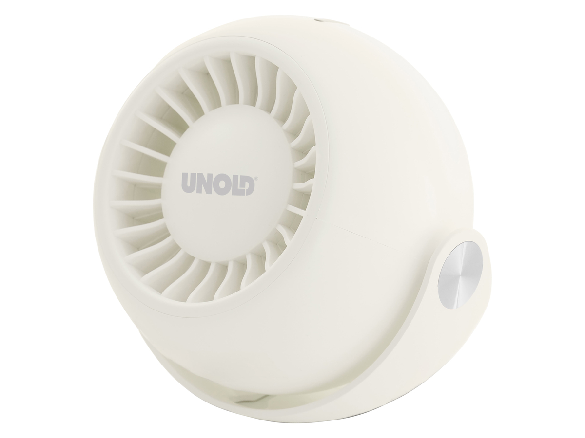 UNOLD Akku-Ventilatur Breezy Bowl, (Ø x H) 90mm x 105 mm, 6W, creme