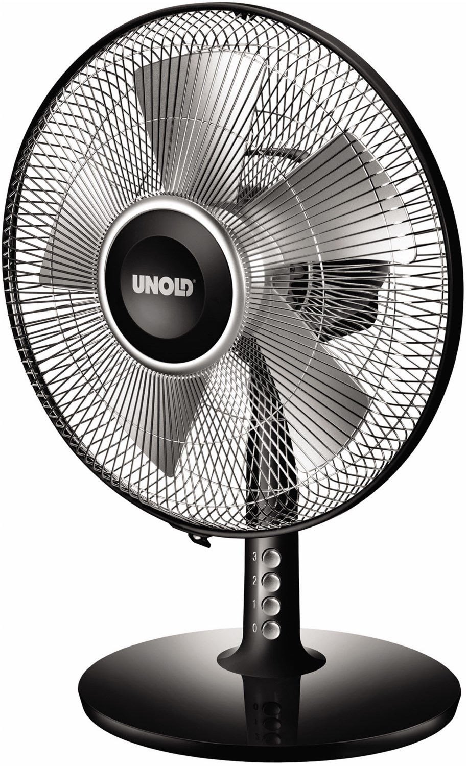 86818 Tischventilator Silverline schwarz/silber