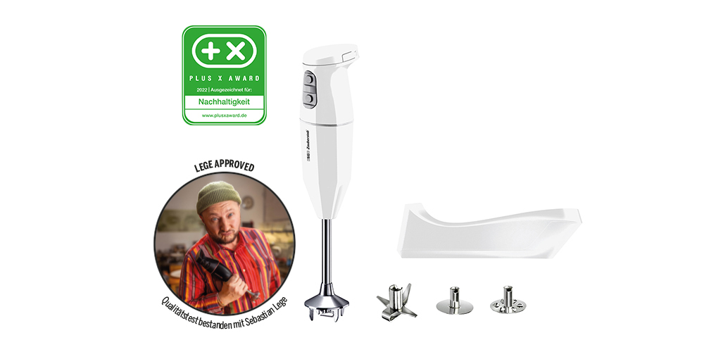 Zauberstab cordless Stabmixer weiss