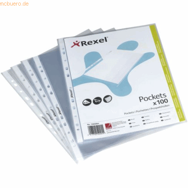 Rexel Prospekthülle Premium A4 PP VE=100 Stück glasklar