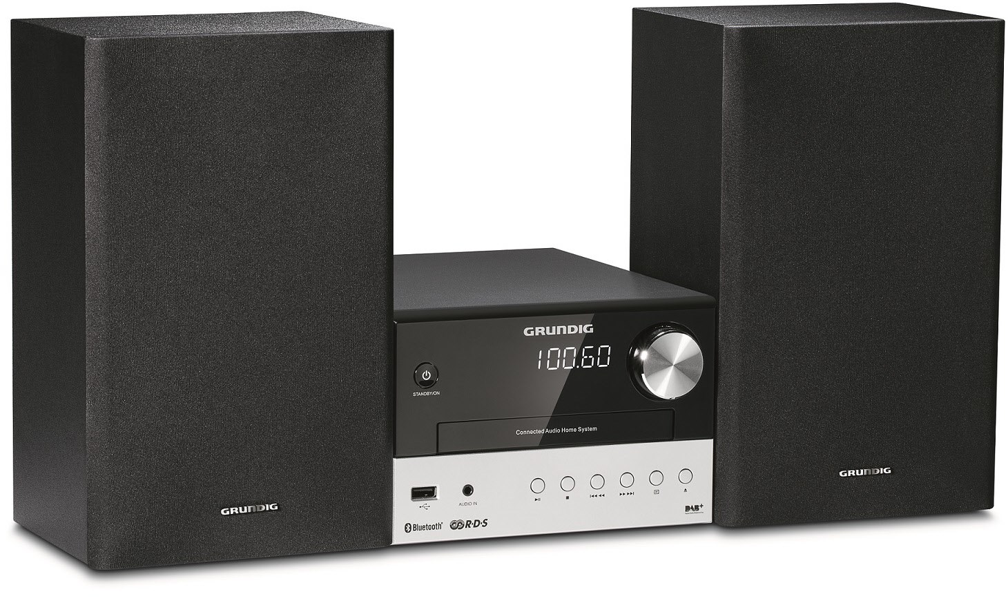 CMS 3000 BT DAB+ Mini-System silber/schwarz