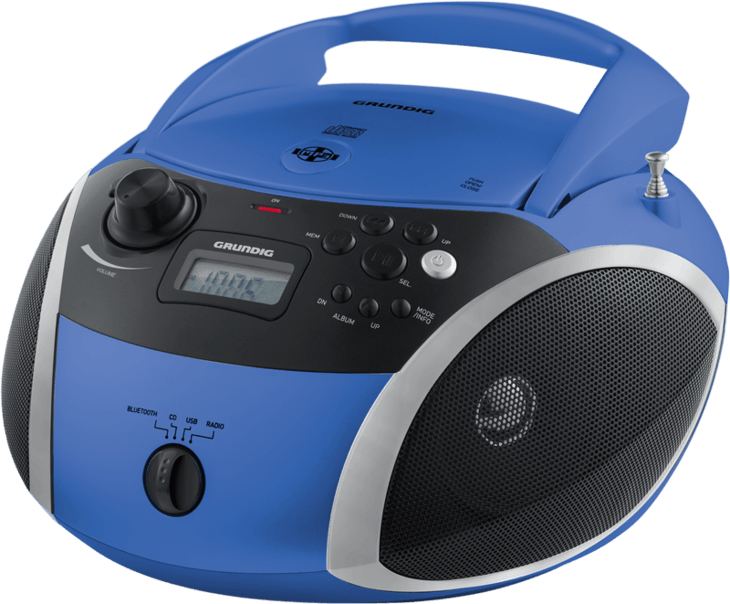 GRB 3000 BT CD/Radio-System blau/silber