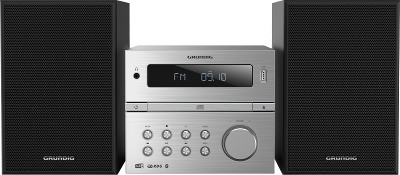 Grundig CMS 4200 - Microsystem - Schwarz, Silber
