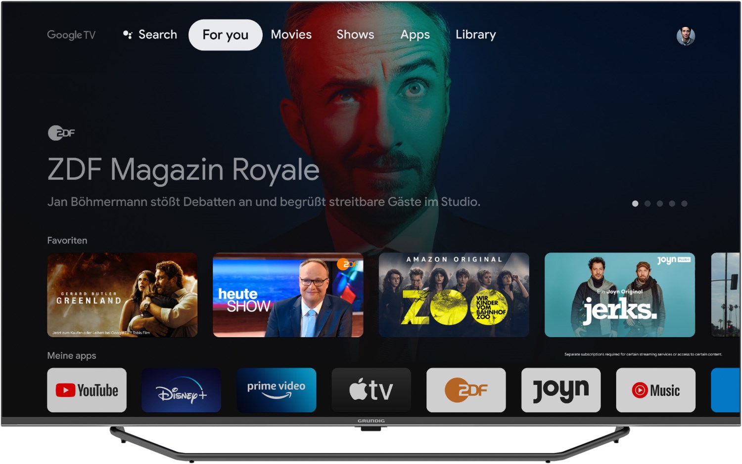 55 CUA 7390 Mailand 139 cm (55") LCD-TV mit LED-Technik anthrazit