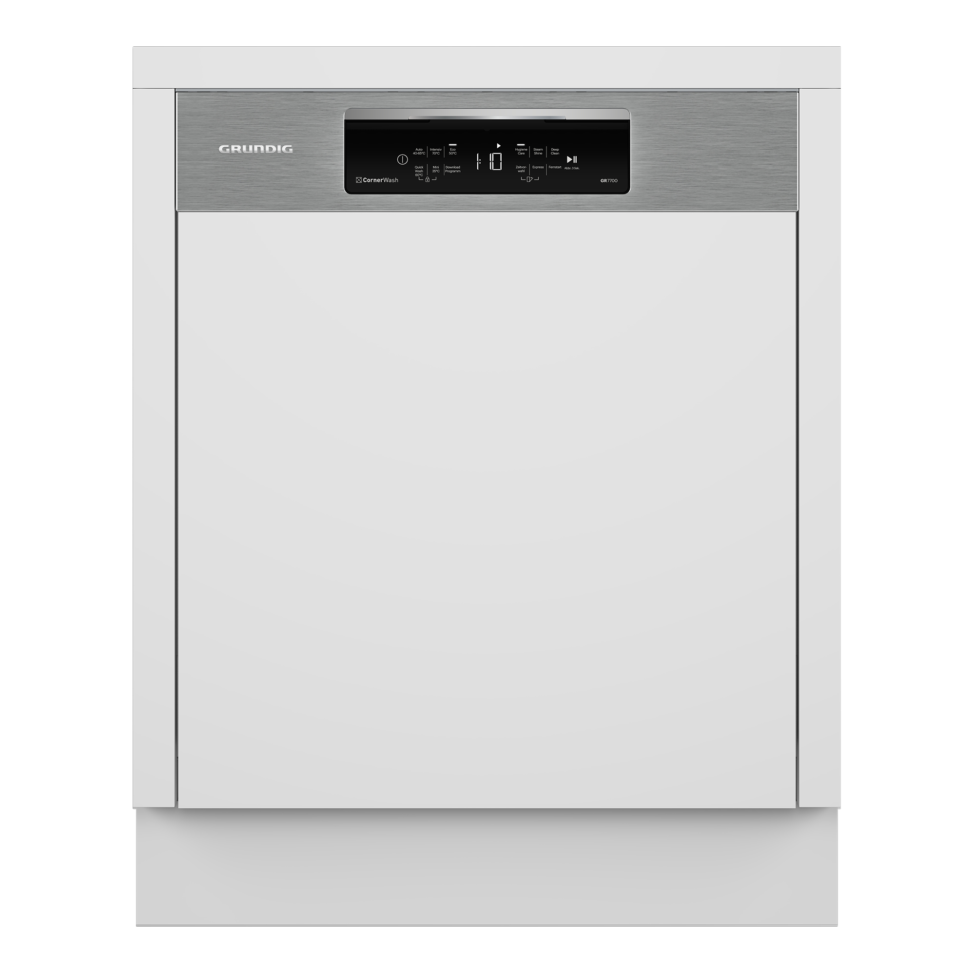 GNSP4510XCW teilintegrierbarer 60 cm Geschirrspüler edelstahl