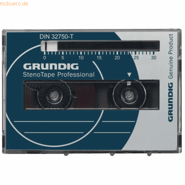 GRUNDIG Steno-Kassetten 30, 5 Stück