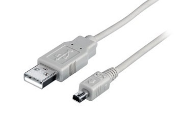 equip equip USB 2.0 Kabel, Stecker-Typ A zu mini 4 Pin-Stecker 1,8m