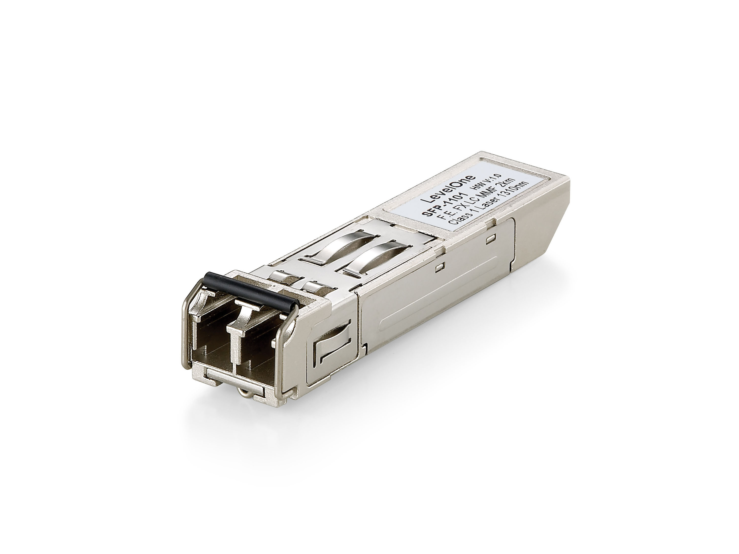 LevelOne SFP-1101 - SFP (Mini-GBIC)-Transceiver-Modul - FDDI, ATM, Fast Ethernet - 100Base-FX - LC Multi-Mode - bis zu 2 km - 1310 nm (SFP-1101)