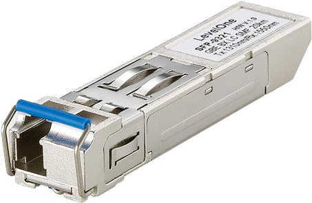 LevelOne 1000BASE-BX10-U SFP - SFP - 1000 Mbit/Sek - LC - 3.3 V - 13.7 mm - 56.5 mm (551092)