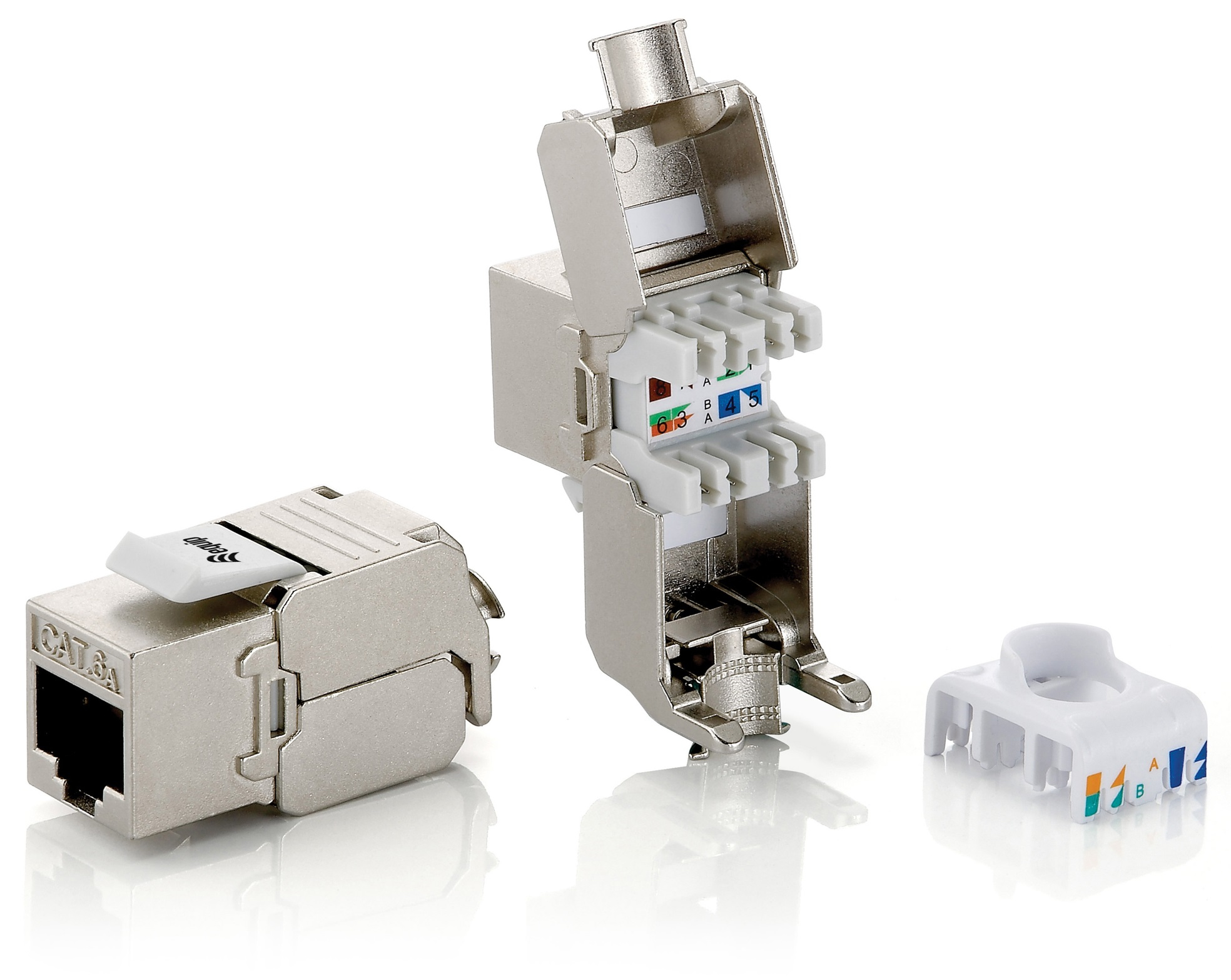 equip equip RJ-45 Steckverbindung werkzeuglos,Cat.6A (8 Stück)